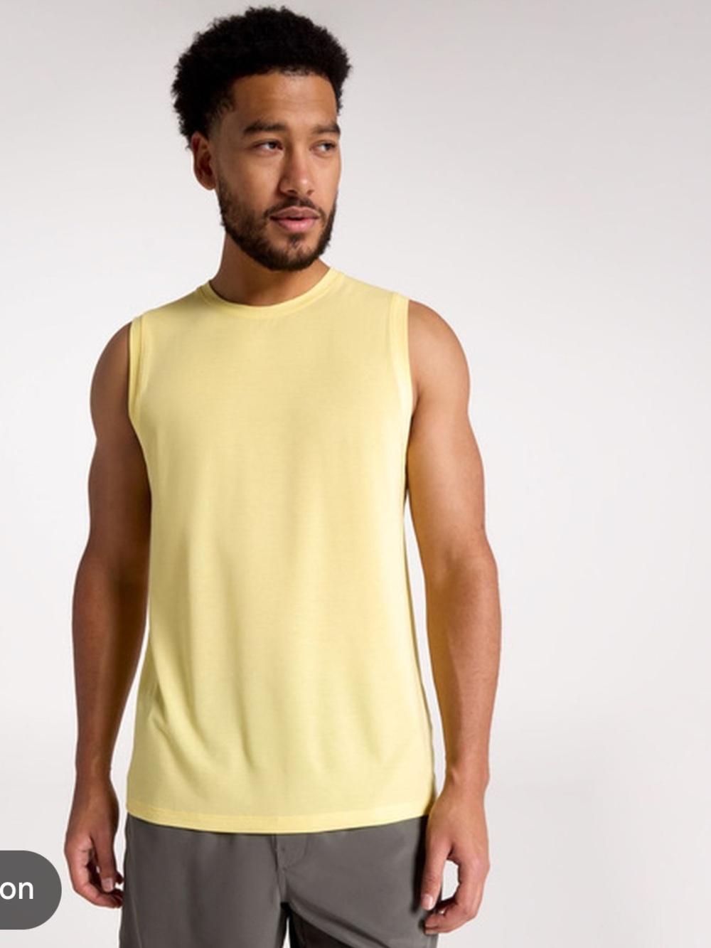 VRST Men's Icon Tank Yellow Blaze Heather NWT SIZE XXL